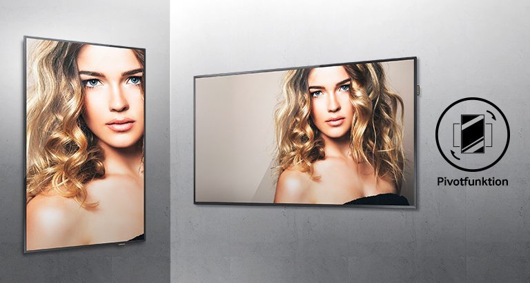 Samsung QM49F Pivot
