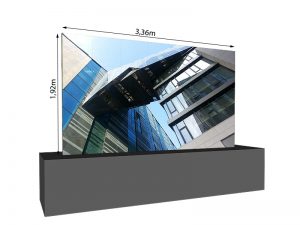 LED wall 3,36m x 1,92m - 3.75mm LEDCON SL-3.75SI rent