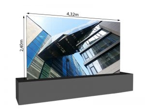 LED wall 4,32m x 2,40m - 3.75mm LEDCON SL-3.75SI rent