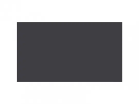 Dark gray rectangle on white background — Product image of a centered solid dark gray rectangular panel, displayed on a plain white backdrop. This minimalist product photo highlights the color and clean edges of the dark gray rectangle.