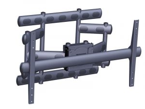 Display wall mount - Vogels PFW 6855 | XXL display wall holder | swiveling | 90° rotatable (delivered in 2 boxes) (new) purchase