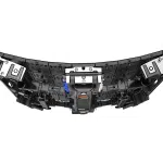 Close-up of Unilumin URMIII 2.6 MK2 Pro Flex XS LED wall module (2.6mm pixel pitch) showing the back side with visible structural supports, connectors, and mounting points, displayed against a white background; ideal for rental use in professional LED video wall installations.