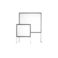 Two rectangular whiteboards on mobile stands, one large and one small, positioned side by side against a plain background. These adjustable whiteboards are ideal for Logando sessions or collaborative brainstorming in office or classroom settings.