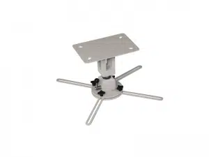 Multicel 1500Pro Projektorhalterung aus Metall mit rechteckiger Deckenplatte und vier verstellbaren Armen zur sicheren Montage eines Beamers; ideal zum Mieten für flexible Beamer-Installationen.