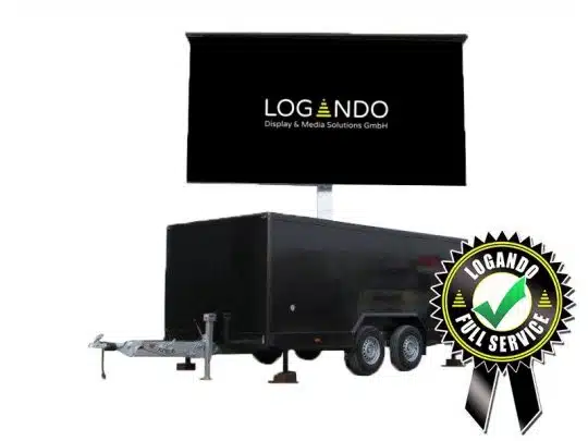 LED Trailer – 5,12m x 2,88m LED Screen mieten - LED Trailer mieten