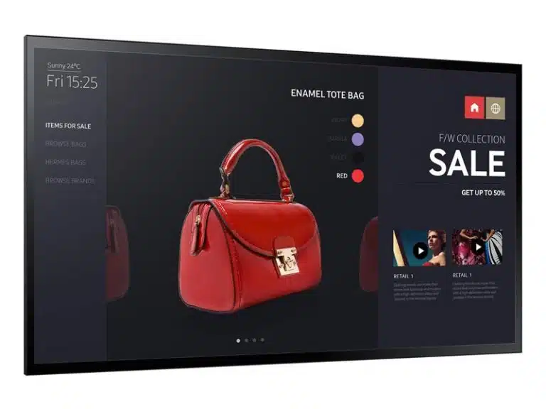 Samsung PM55F-BC schraeg grosse-LED – Samsung PMF mieten