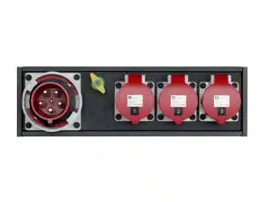 Strom-Unterverteilung 63 A CEE-Rot|3 x 32 A CEE-Rot - Indu Electric mieten