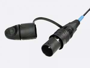 1 Meter Glasfaserkabel - Neutrik OpticalCon Duo Lite NKO2S-L-0-1 mieten