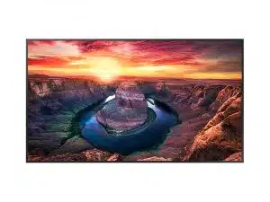 Hochwertiger Landschaftsdruck von Horseshoe Bend - der berühmten hufeisenförmigen Schleife des Colorado River, eingefasst von roten Felsklippen unter einem farbenprächtigen Sonnenuntergang. Ideal als Wanddeko zum Mieten oder Kaufen für inspirierende Naturatmosphäre.