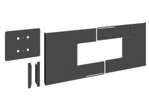 Display-Rückabdeckung - Vogels PFA 9115 | Connect-it | Rückwandabdeckung für Displays | Querformat | 42-47