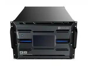 The Seamless Switcher - PIXELHUE Q8 (Neuware) kaufen: Professioneller AV-Switcher mit zentralem Display, seitlichen Griffen und Belüftungsschlitzen, ideal für anspruchsvolle Eventtechnik und Live-Produktionen.