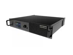 All-In-One LED-Controller NovaStar MX30 (Neuware) - Schwarzes, rack-montiertes Gerät mit Frontgriffen, Digitalanzeige, Tasten und Lüftungsschlitzen, ideal zum Kaufen oder Mieten; freigestellt auf weißem Hintergrund.