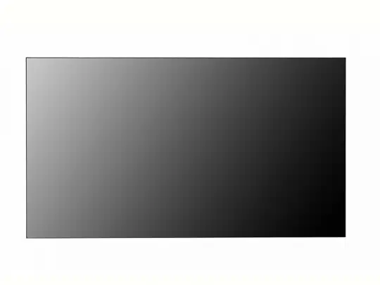 Produktbild des Samsung Odyssey G5 Gaming-Monitors - rechteckiger, flacher schwarzer Bildschirm mit sanftem Farbverlauf von hellgrau links zu dunklem Schwarz rechts, vor weißem Hintergrund.