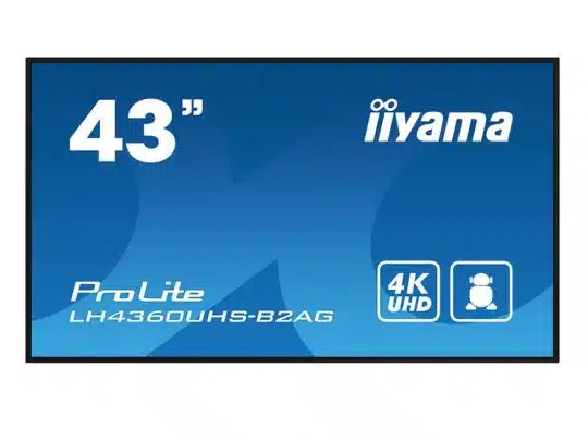 Das Bild zeigt einen Bildschirm. iiyama LH4360UHS-B2AG - Produktbild