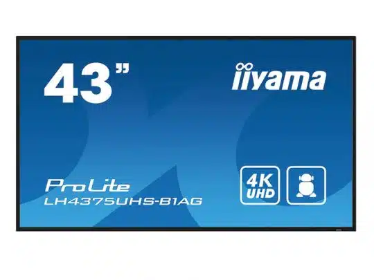 Das Bild zeigt einen Bildschirm. iiyama LH4375UHS-B1AG - Produktbild