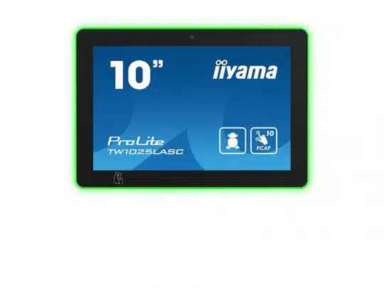Das Bild zeigt einen Touch-Monitor. iiyama TW1025LASC-B1PNR - Produktbild