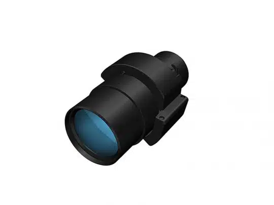 Das Produktbild zeigt das schwarze, zylindrische PARD NV007S Nachtsicht-Monokular mit blaugefärbter Linse vor weißem Hintergrund. Die Optik ähnelt einem Kameraobjektiv oder Zielfernrohr und eignet sich zur digitalen Nachtsicht für Outdoor-Aktivitäten wie Jagd oder Naturbeobachtung.