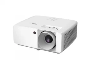Multimedia-Projektor Epson EB-X41 in Weiß mit großem Objektiv, seitlichen Lüftungsschlitzen und Tasten auf weißem Hintergrund.